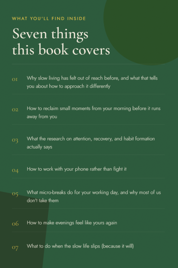 You Are Already Here - A Guide To Slow Living For Busy People