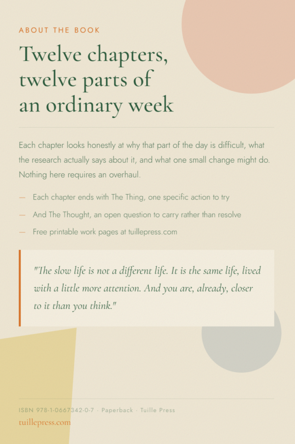 You Are Already Here - A Guide To Slow Living For Busy People